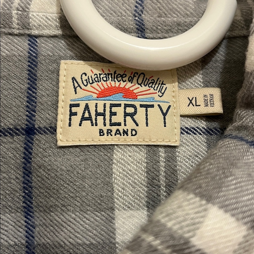 Faherty button down flannel - image 2
